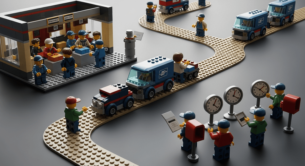 CyberStockroom’s map-based inventory platform revealing how centralized warehouses affect delivery speed and regional visibility for shipments.