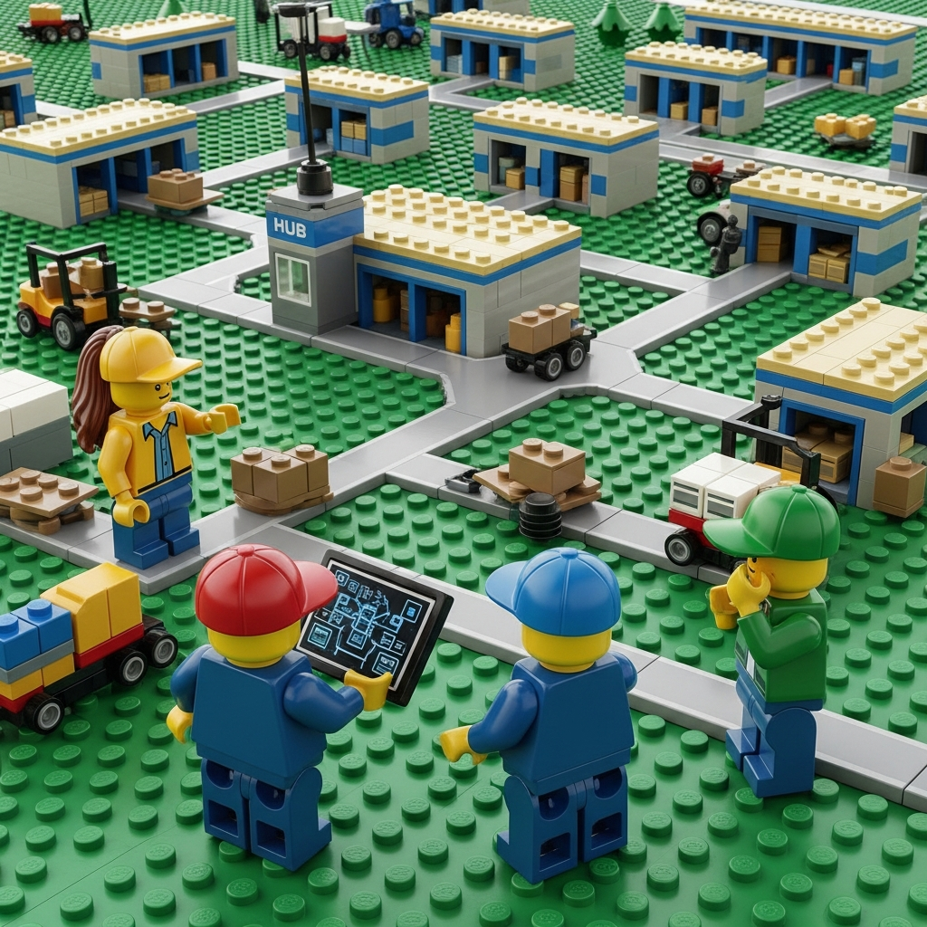 CyberStockroom’s map-based inventory management platform helping businesses evaluate the efficiency and visibility of decentralized warehouse networks.