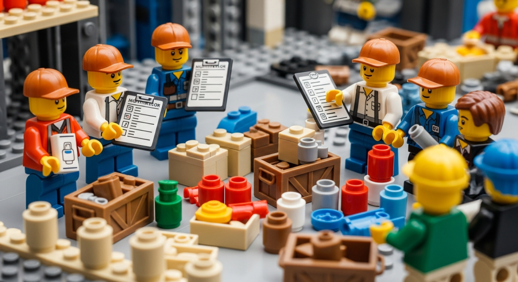Visual representation of inventory handover during project commissioning, aligned with the CyberStockroom Inventory Map to ensure accurate tracking and full inventory visibility across teams